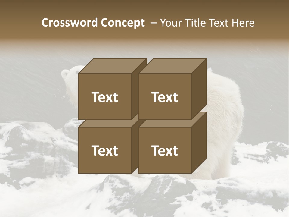 Pole Pool Arctic PowerPoint Template