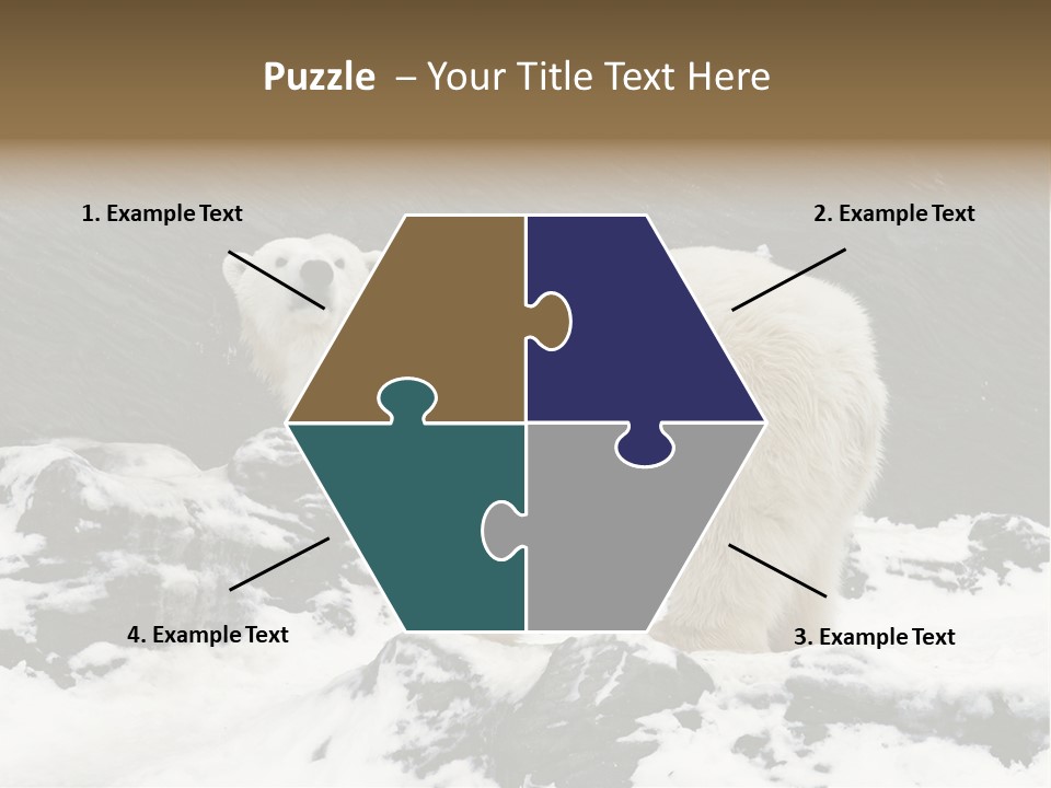 Pole Pool Arctic PowerPoint Template