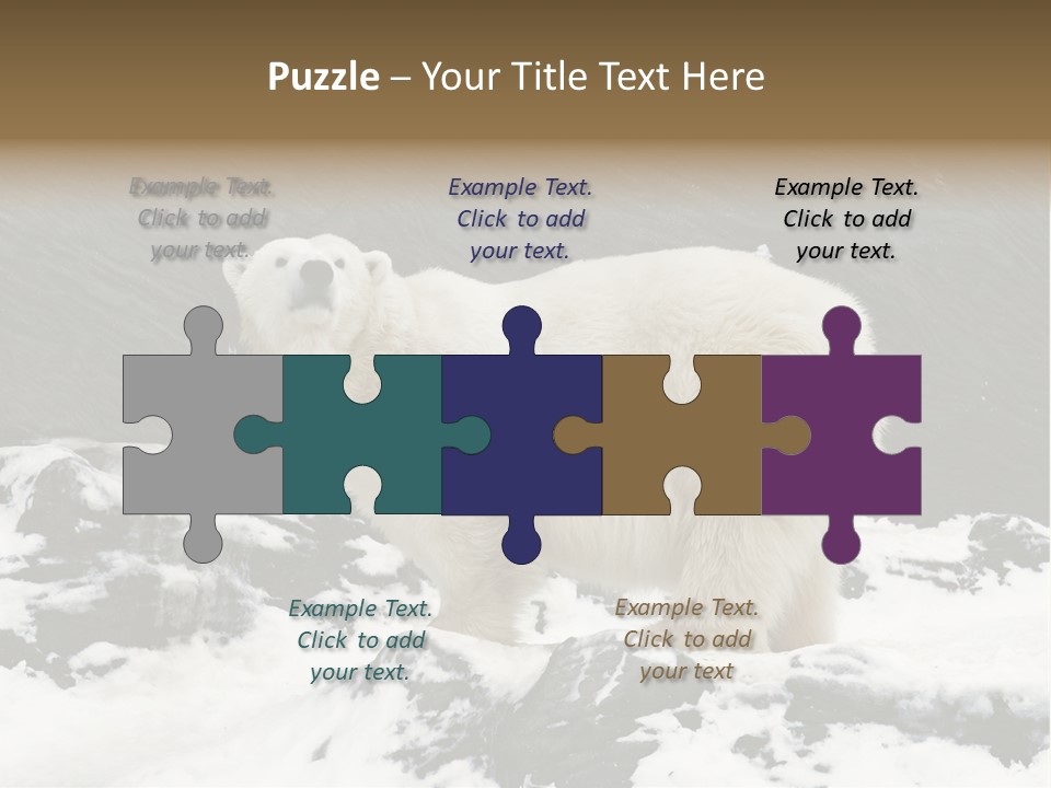 Pole Pool Arctic PowerPoint Template