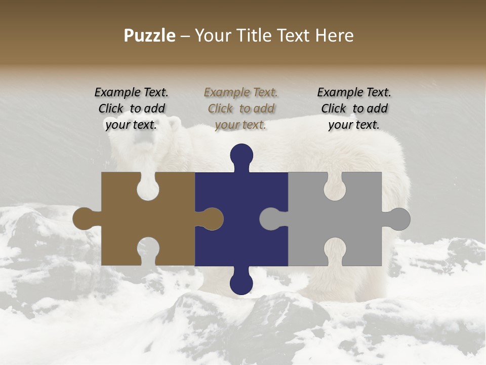 Pole Pool Arctic PowerPoint Template