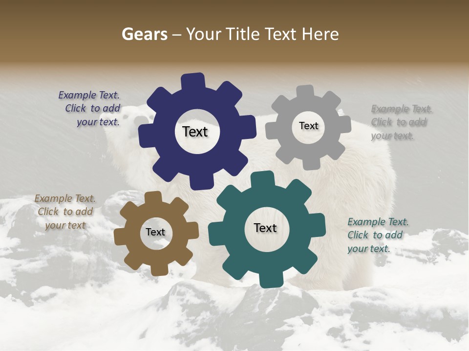 Pole Pool Arctic PowerPoint Template