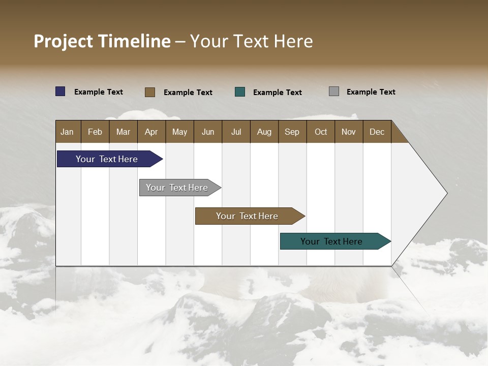 Pole Pool Arctic PowerPoint Template