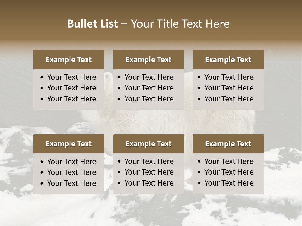 Pole Pool Arctic PowerPoint Template