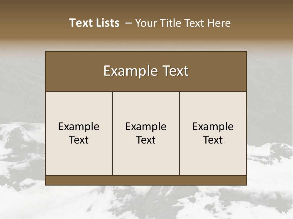 Pole Pool Arctic PowerPoint Template