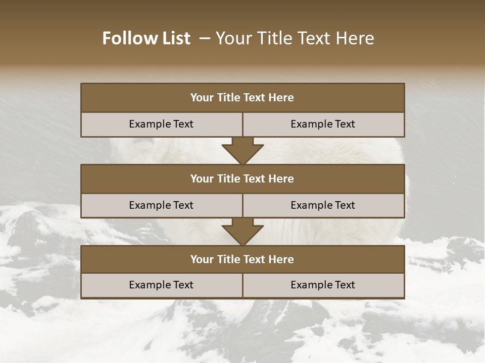 Pole Pool Arctic PowerPoint Template