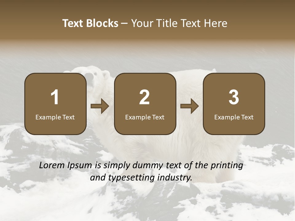 Pole Pool Arctic PowerPoint Template