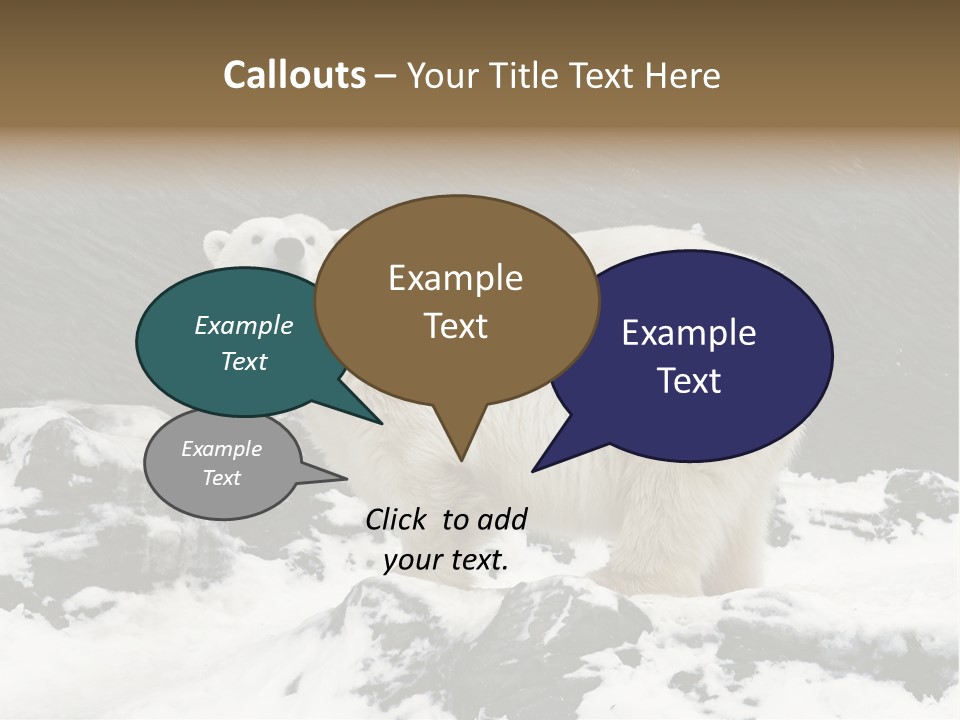 Pole Pool Arctic PowerPoint Template