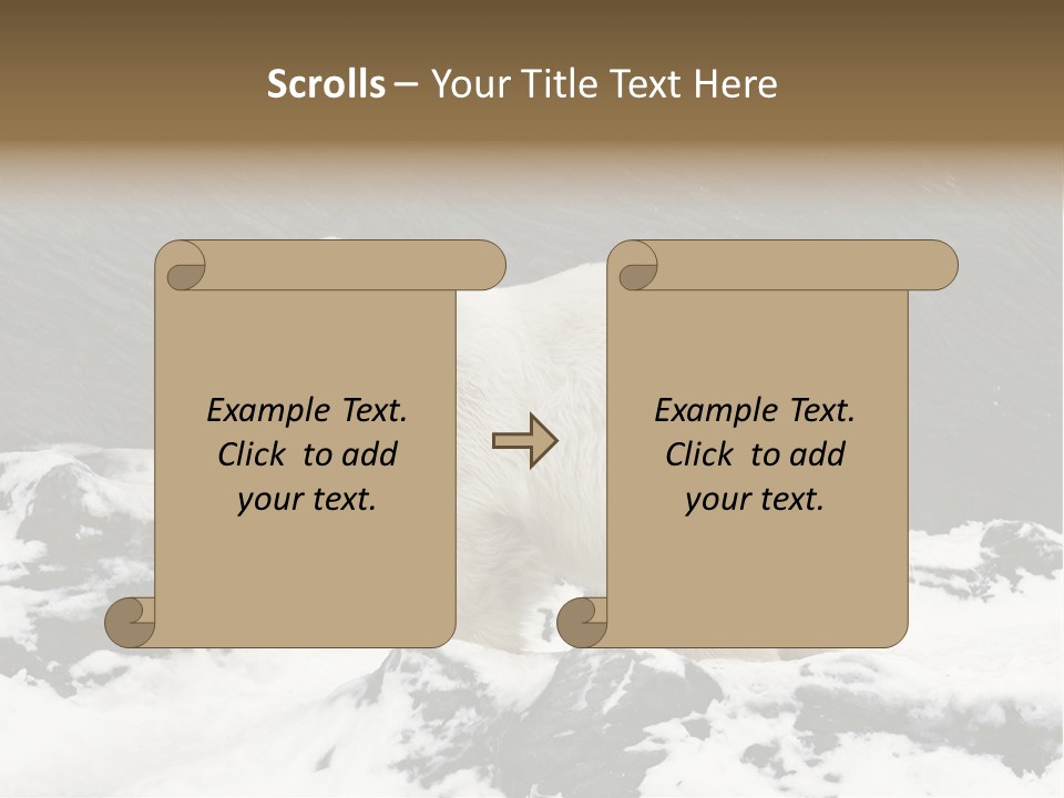 Pole Pool Arctic PowerPoint Template
