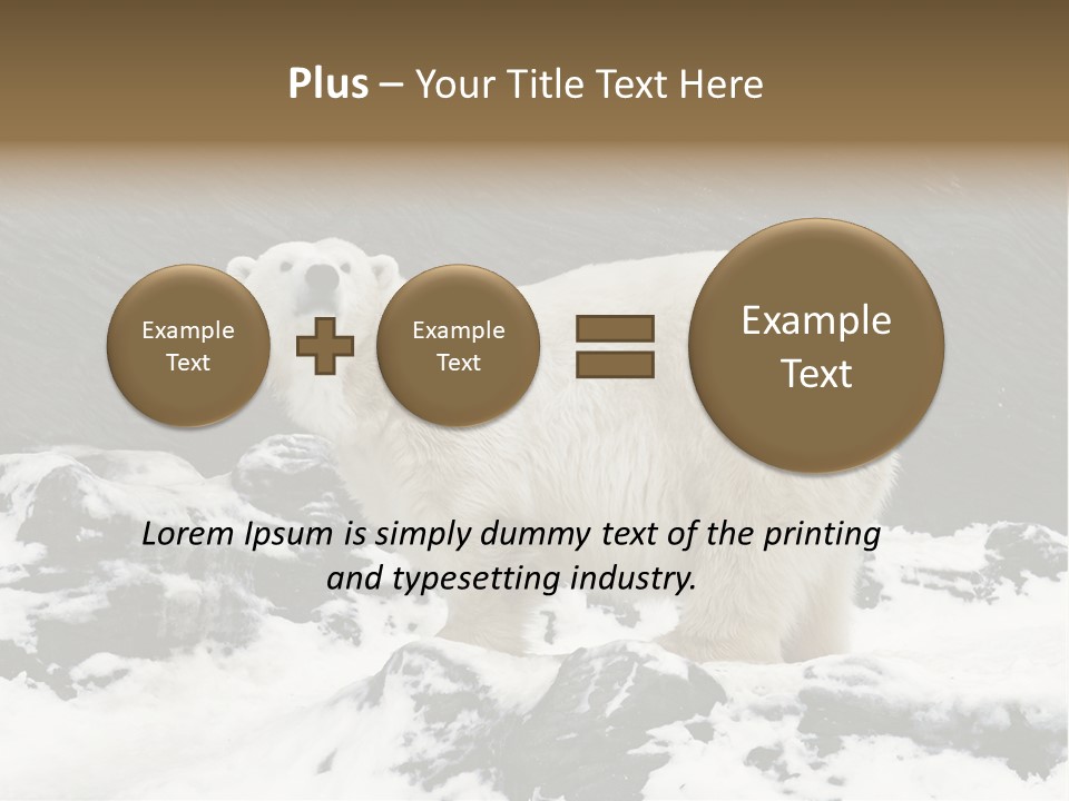 Pole Pool Arctic PowerPoint Template