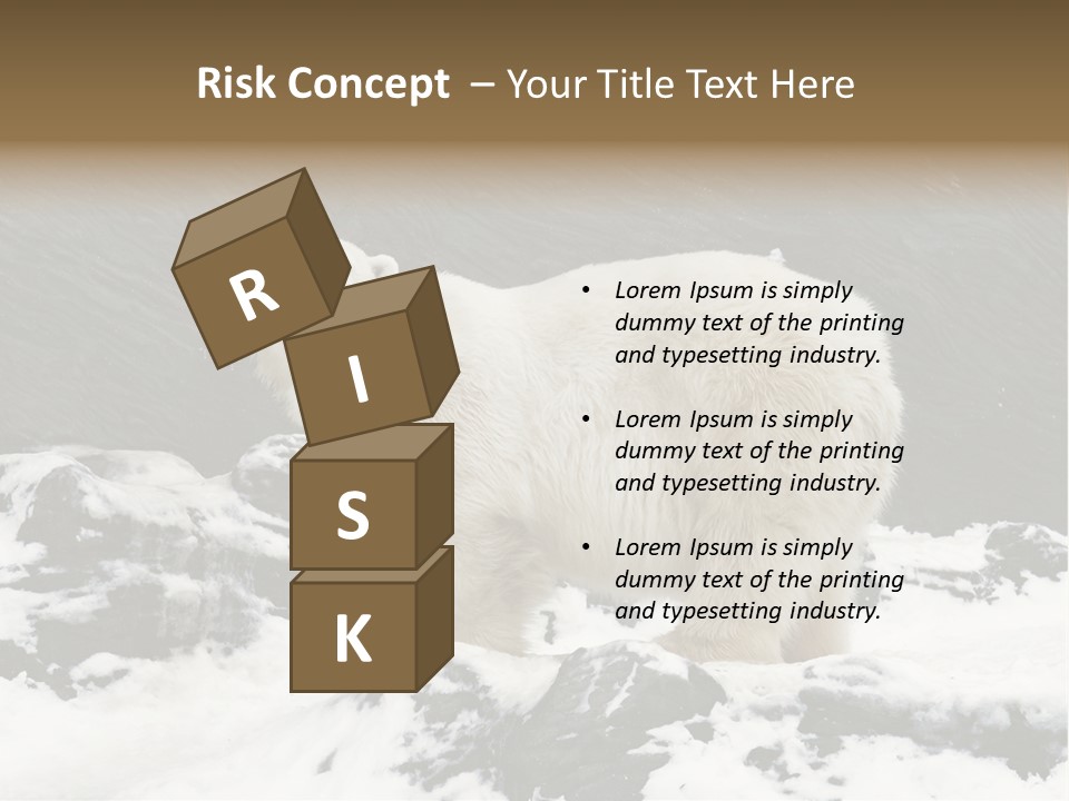 Pole Pool Arctic PowerPoint Template