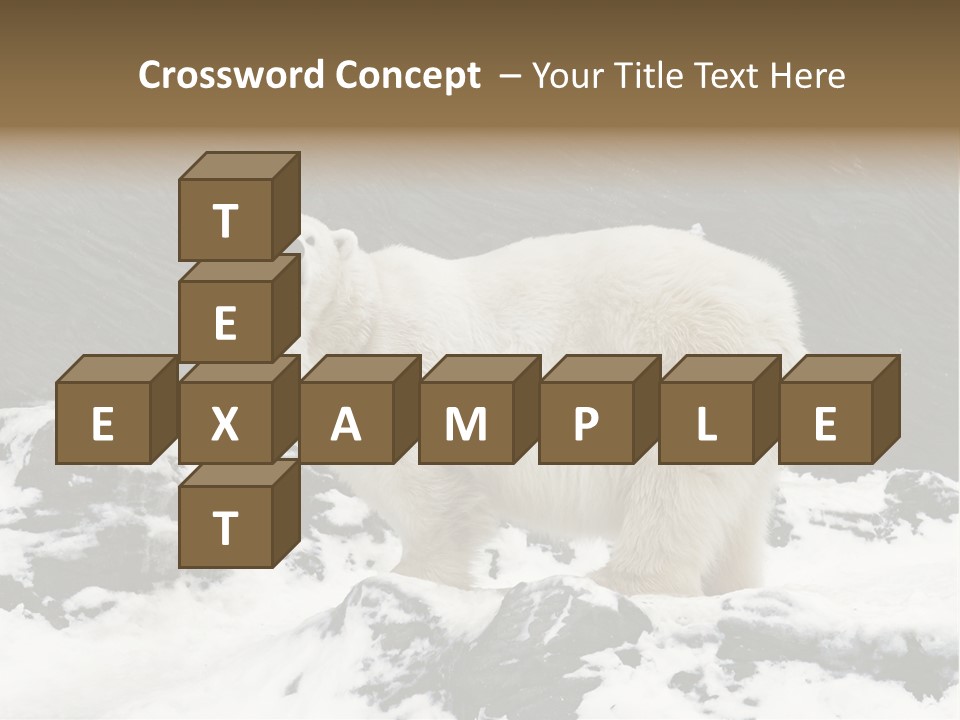 Pole Pool Arctic PowerPoint Template