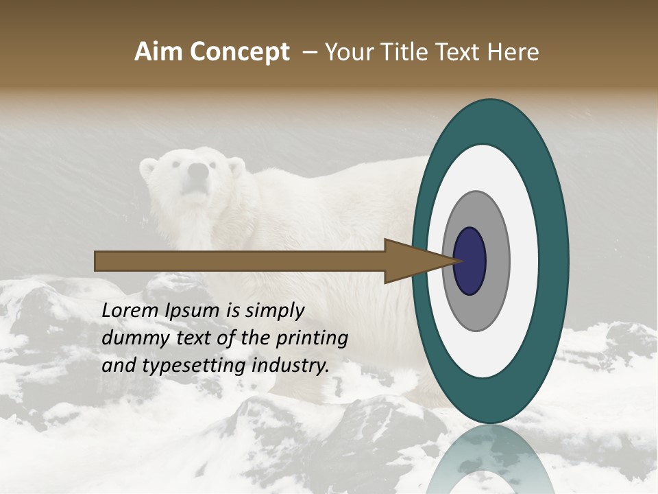 Pole Pool Arctic PowerPoint Template