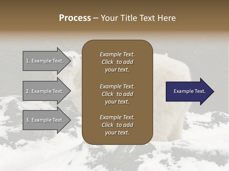 Pole Pool Arctic PowerPoint Template