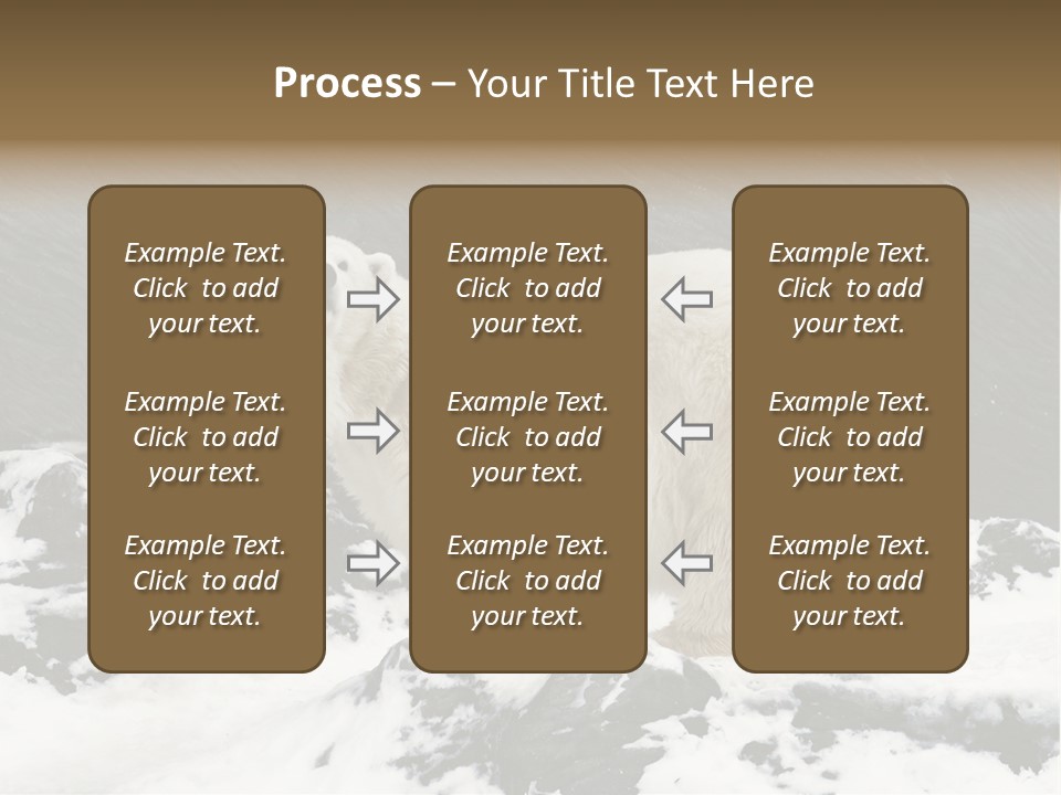 Pole Pool Arctic PowerPoint Template