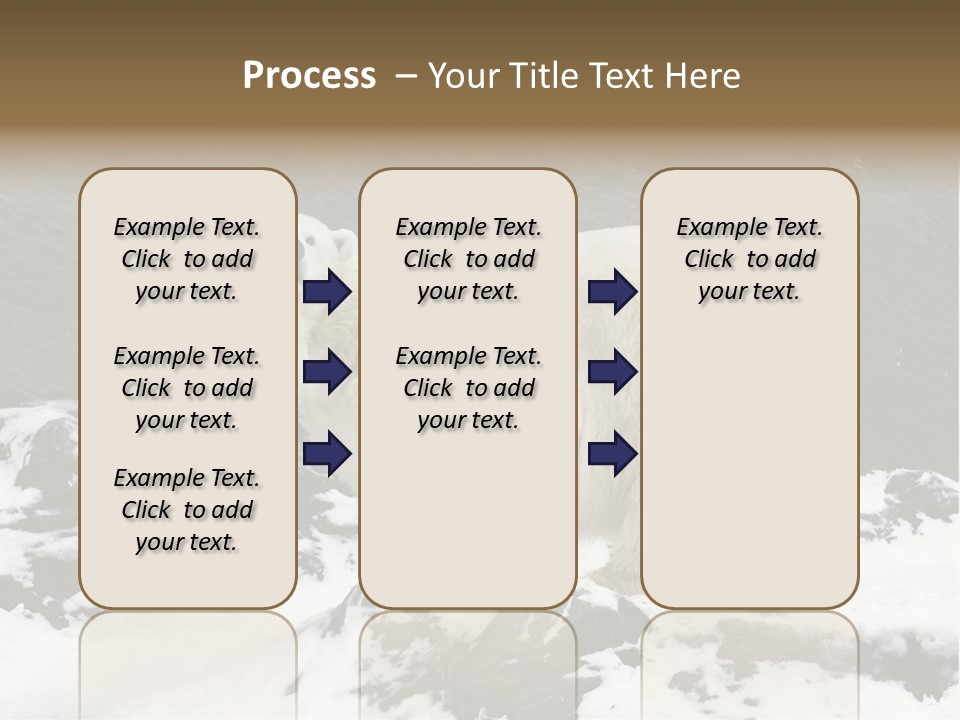 Pole Pool Arctic PowerPoint Template