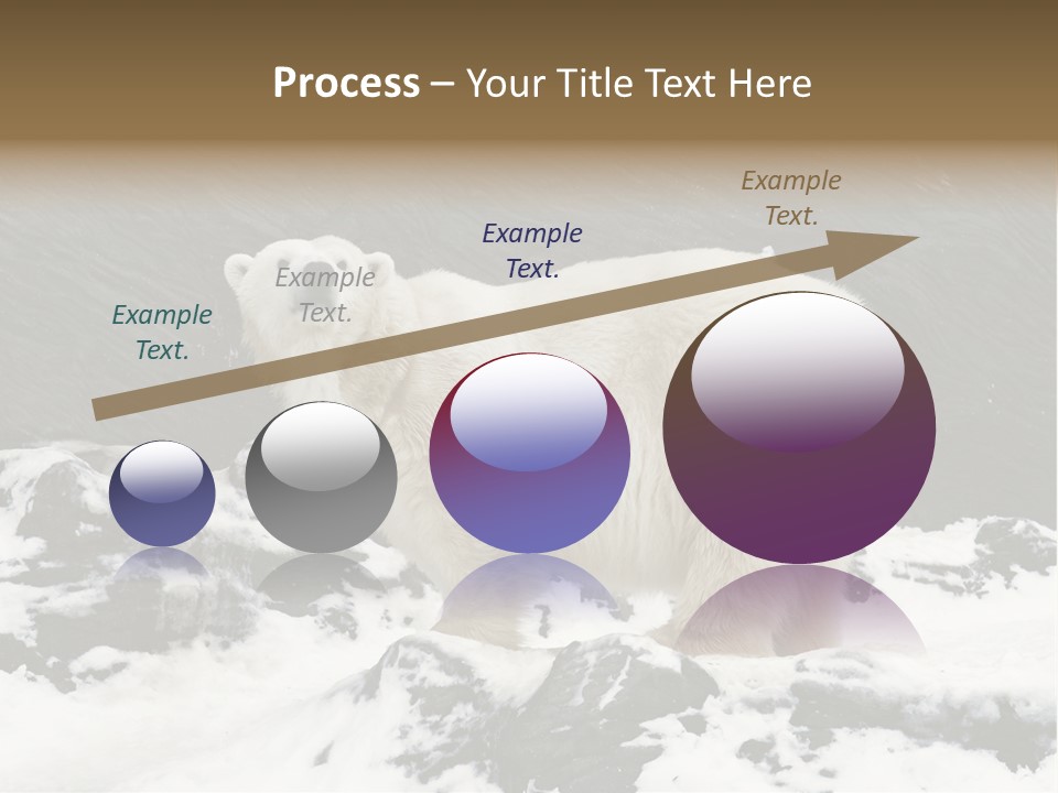 Pole Pool Arctic PowerPoint Template