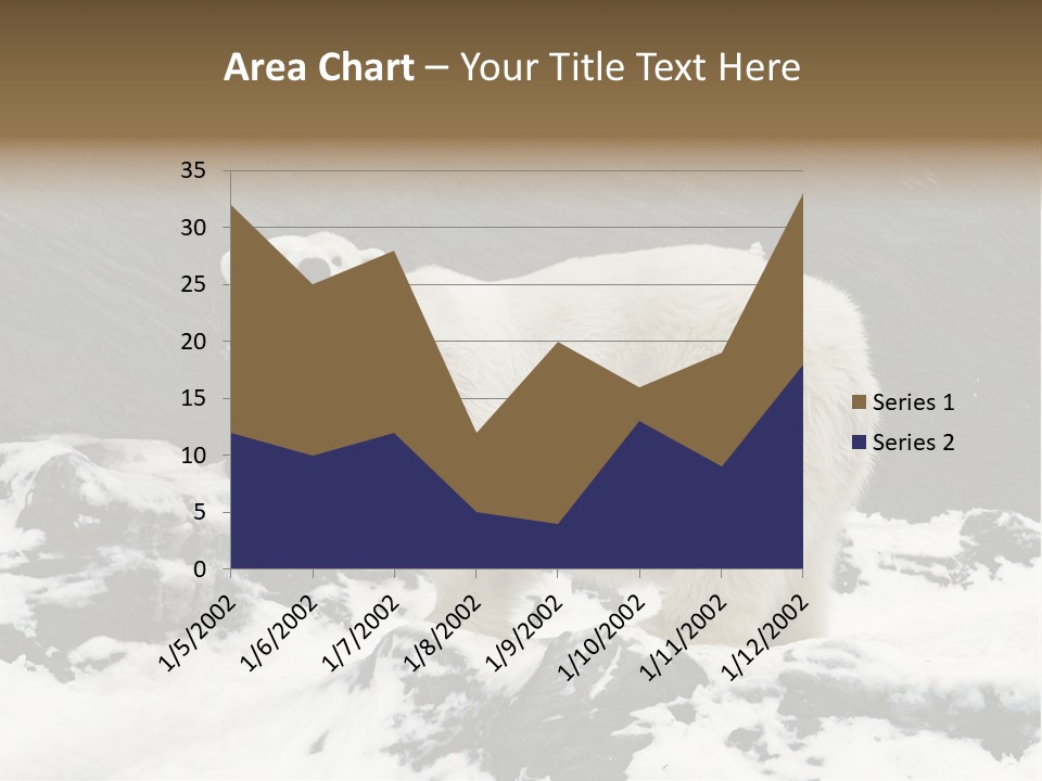 Pole Pool Arctic PowerPoint Template