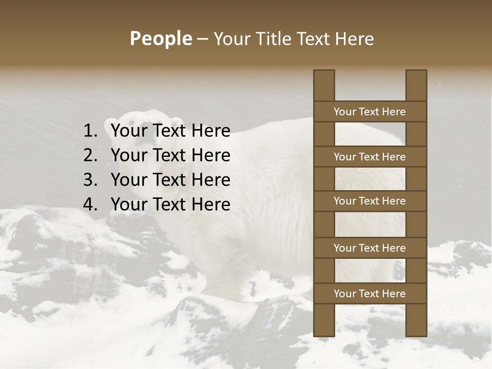 Pole Pool Arctic PowerPoint Template