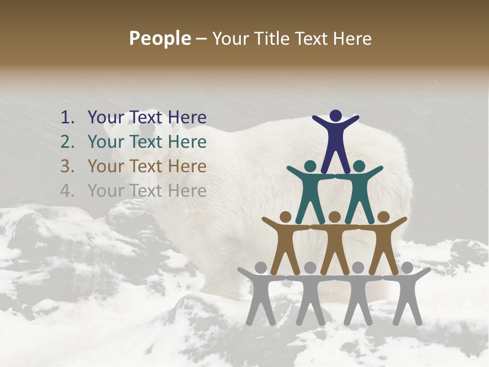 Pole Pool Arctic PowerPoint Template