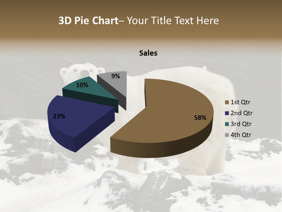 Pole Pool Arctic PowerPoint Template