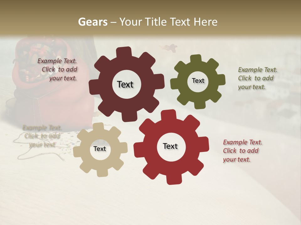 New Nature Snowflake PowerPoint Template