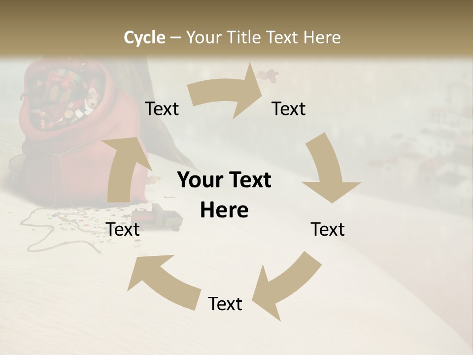 New Nature Snowflake PowerPoint Template