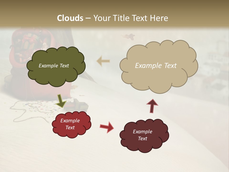New Nature Snowflake PowerPoint Template