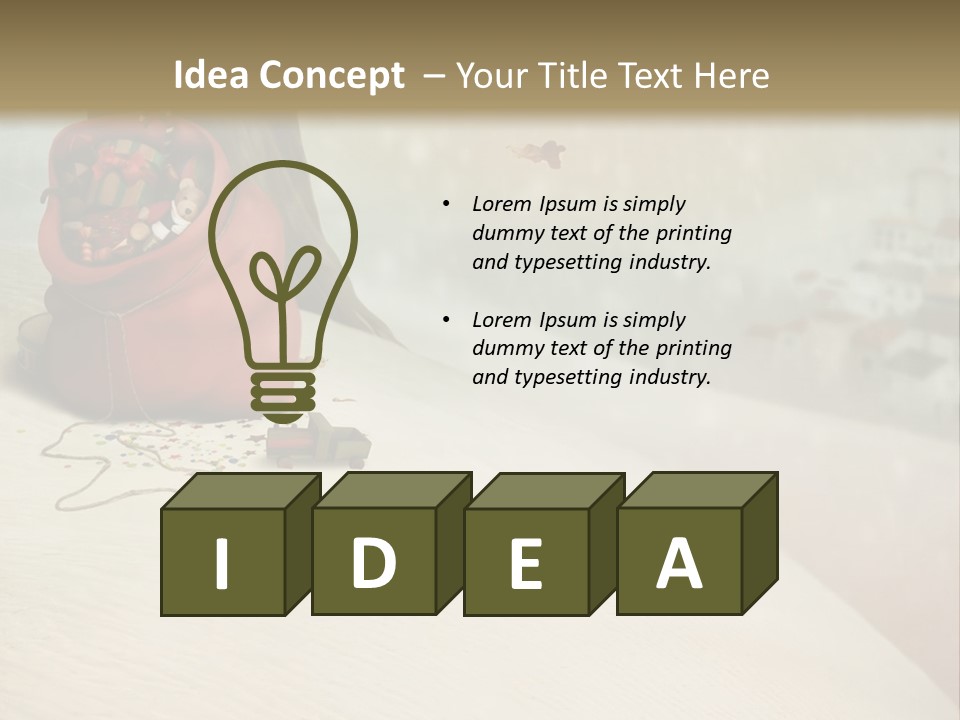 New Nature Snowflake PowerPoint Template