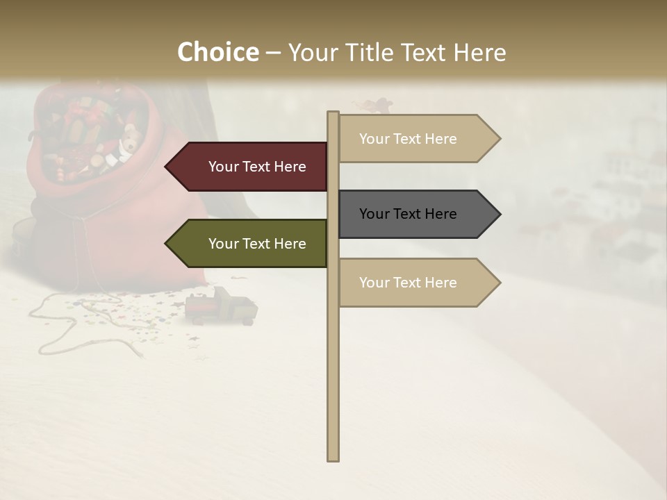 New Nature Snowflake PowerPoint Template