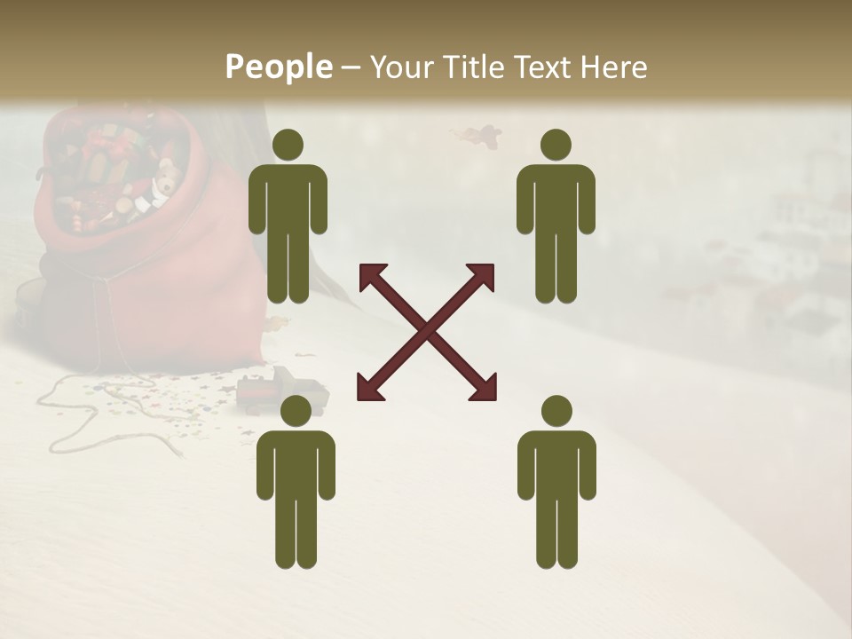 New Nature Snowflake PowerPoint Template