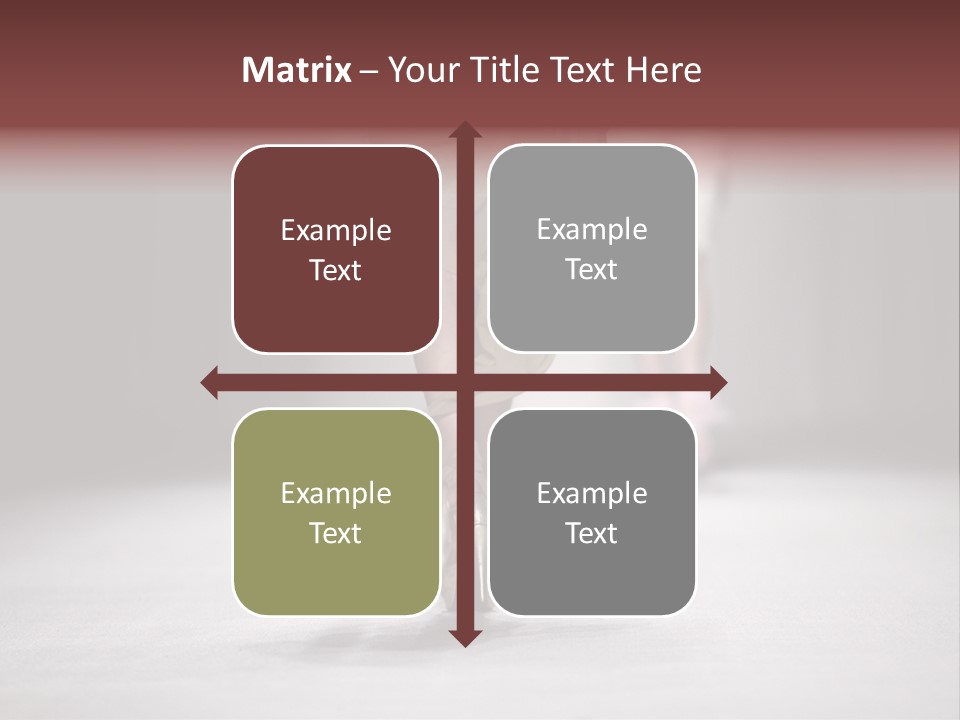 Woman Young Wear PowerPoint Template