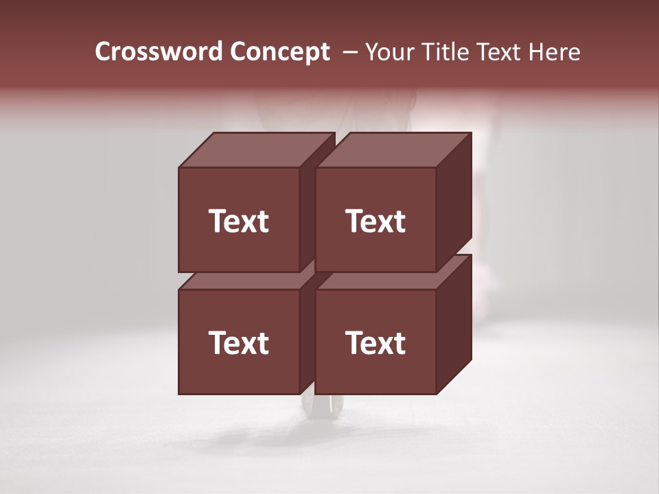 Woman Young Wear PowerPoint Template