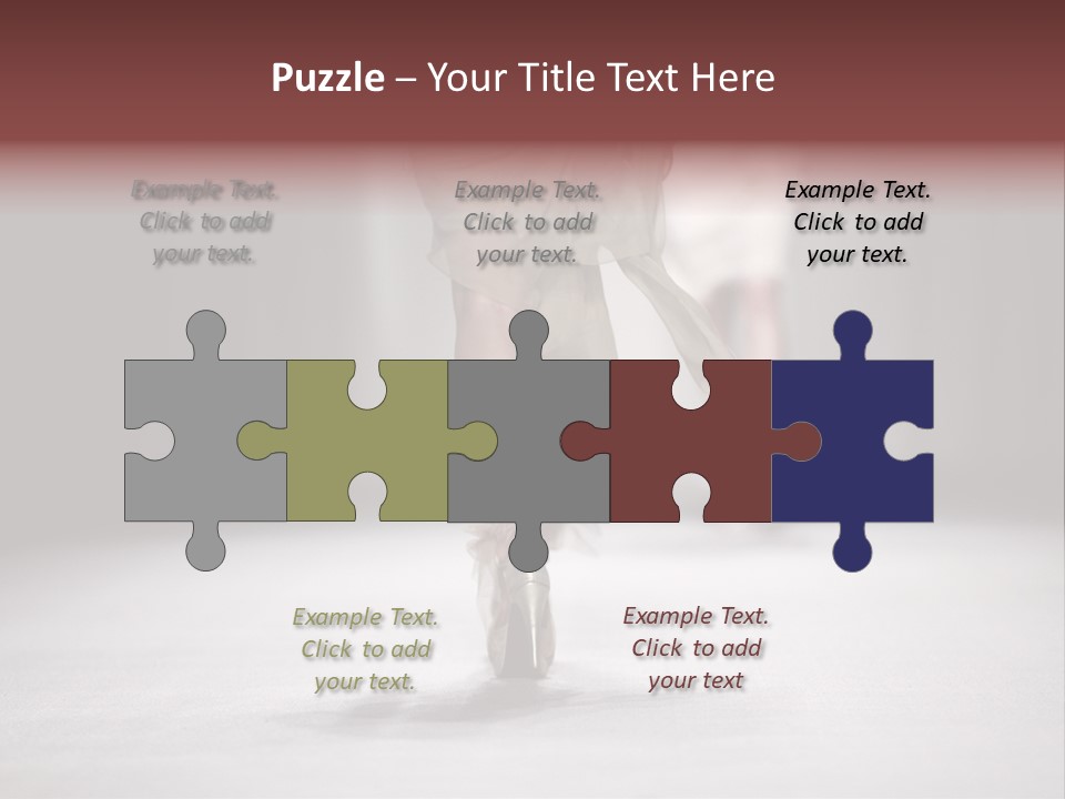 Woman Young Wear PowerPoint Template