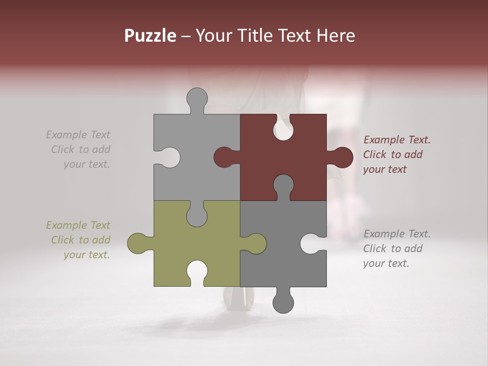 Woman Young Wear PowerPoint Template