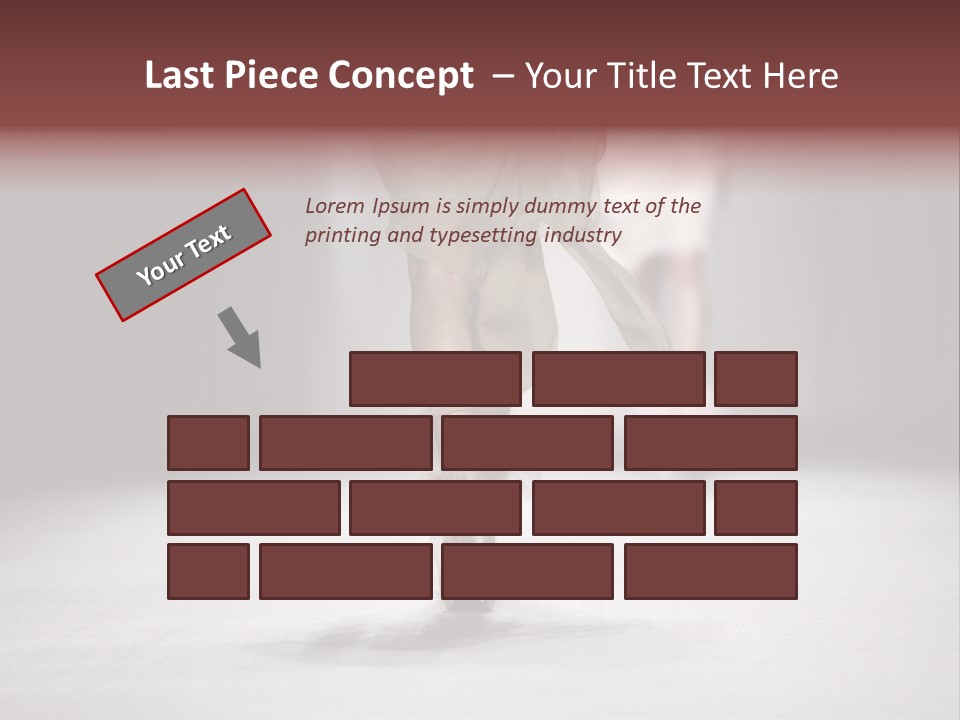 Woman Young Wear PowerPoint Template