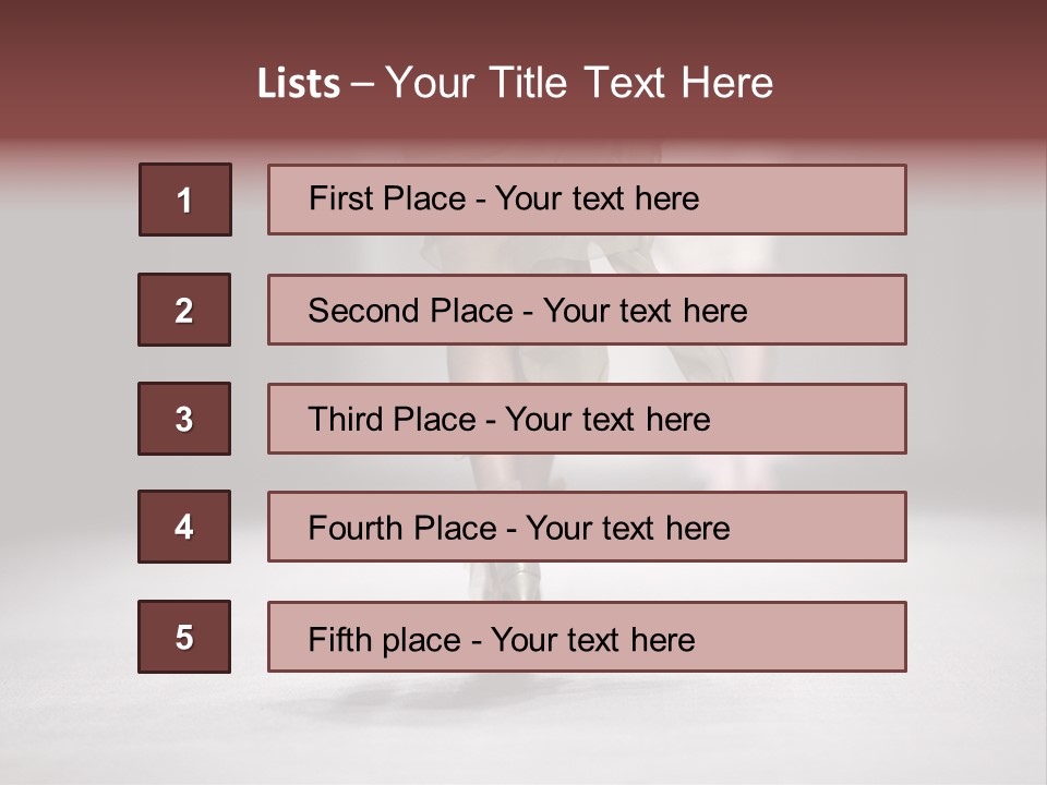 Woman Young Wear PowerPoint Template