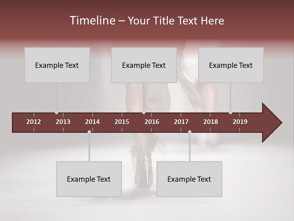 Woman Young Wear PowerPoint Template