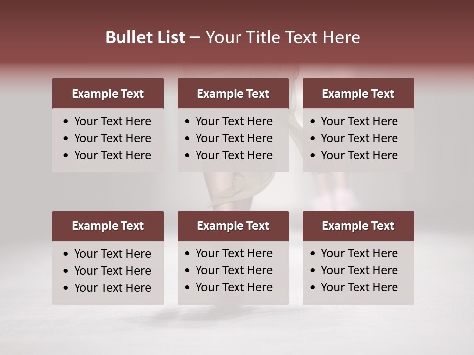 Woman Young Wear PowerPoint Template