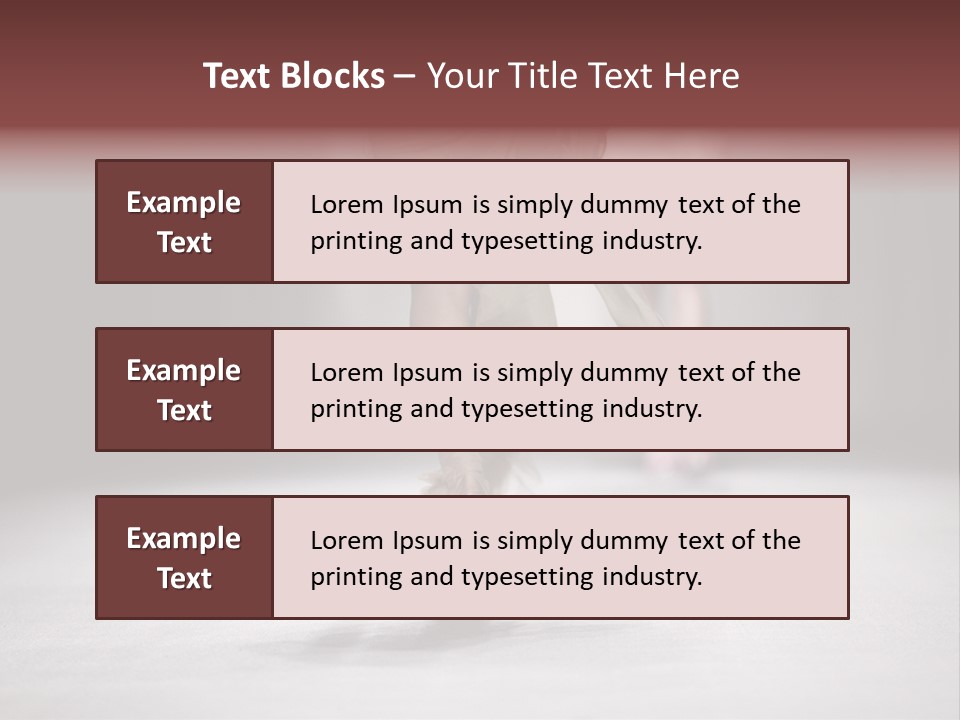 Woman Young Wear PowerPoint Template