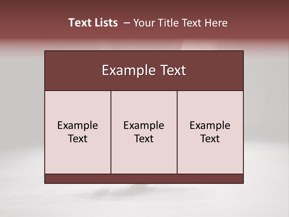 Woman Young Wear PowerPoint Template