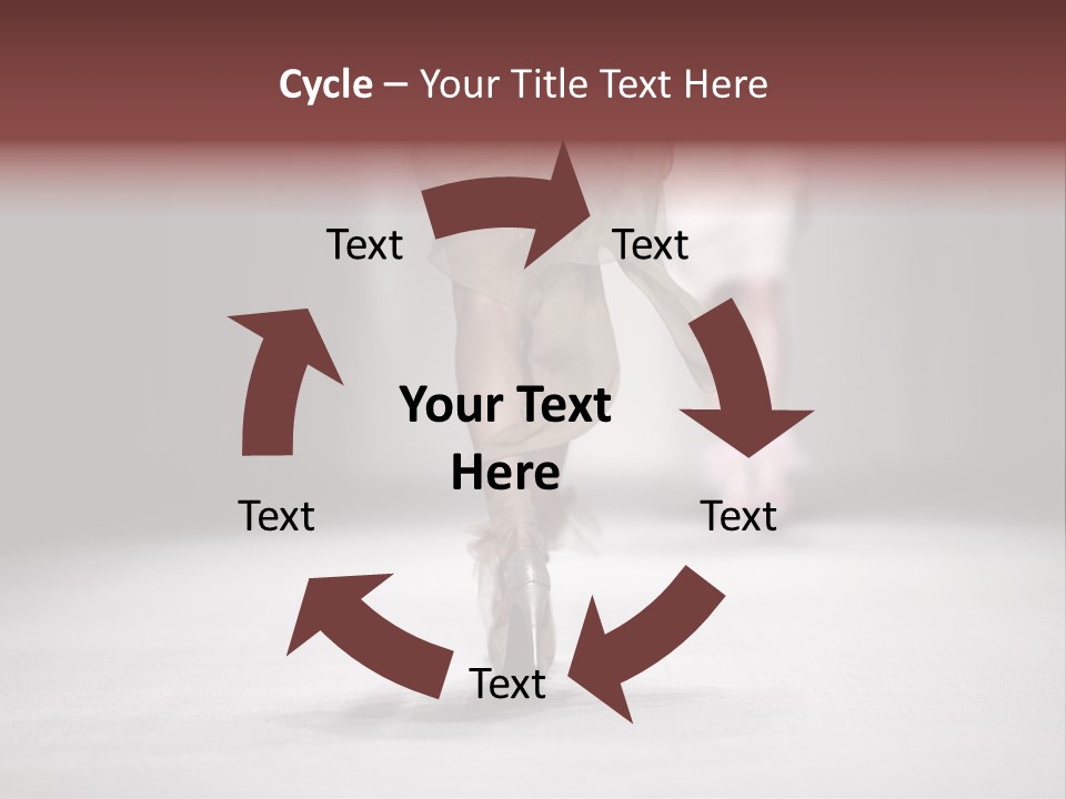 Woman Young Wear PowerPoint Template