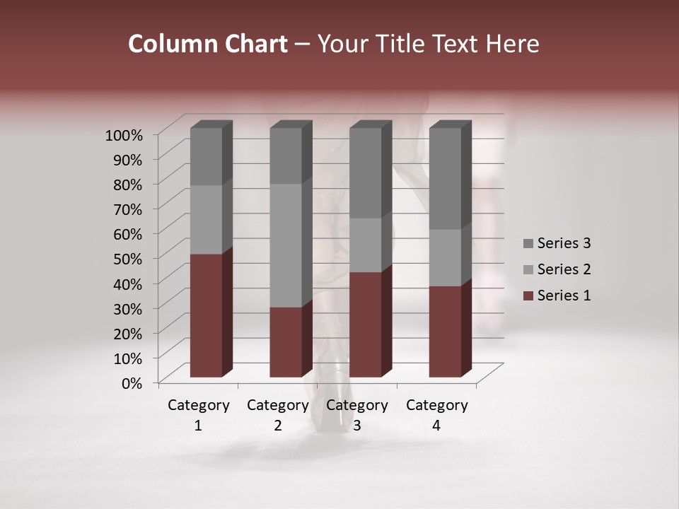 Woman Young Wear PowerPoint Template