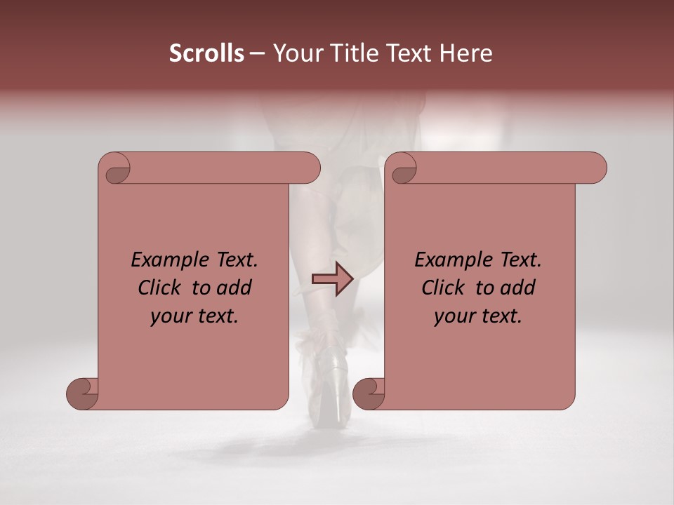 Woman Young Wear PowerPoint Template