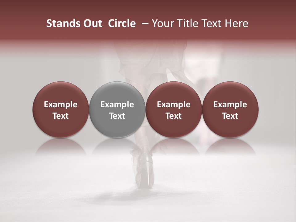 Woman Young Wear PowerPoint Template