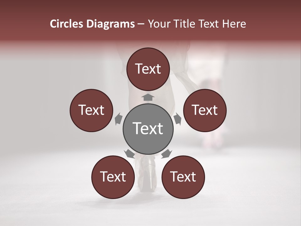 Woman Young Wear PowerPoint Template