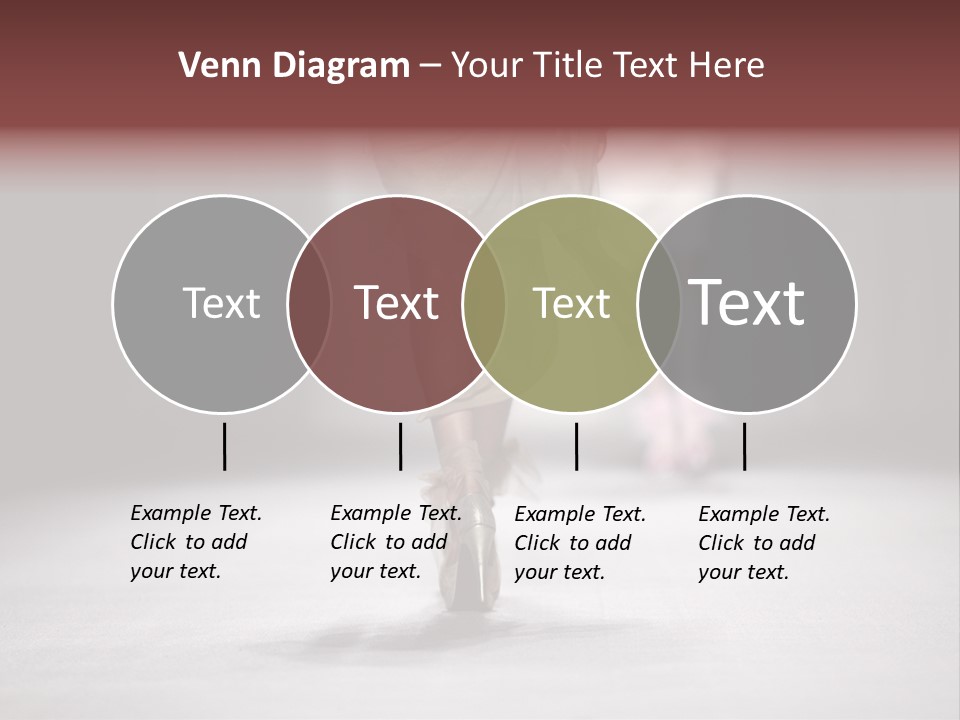 Woman Young Wear PowerPoint Template