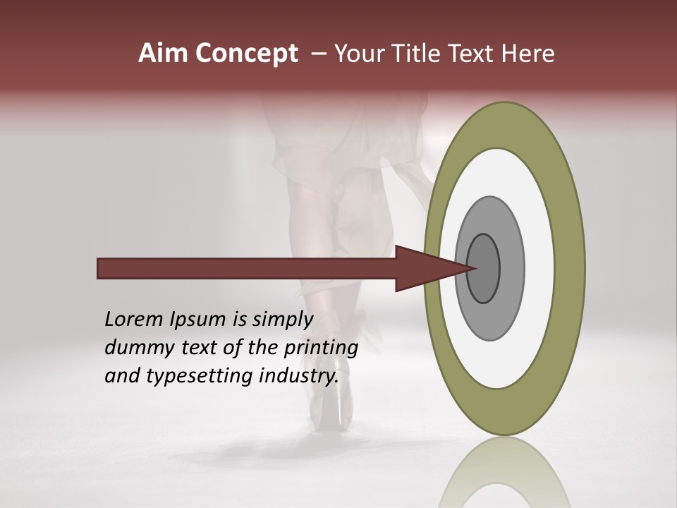 Woman Young Wear PowerPoint Template