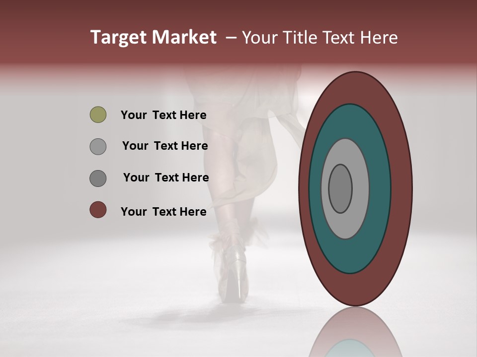 Woman Young Wear PowerPoint Template