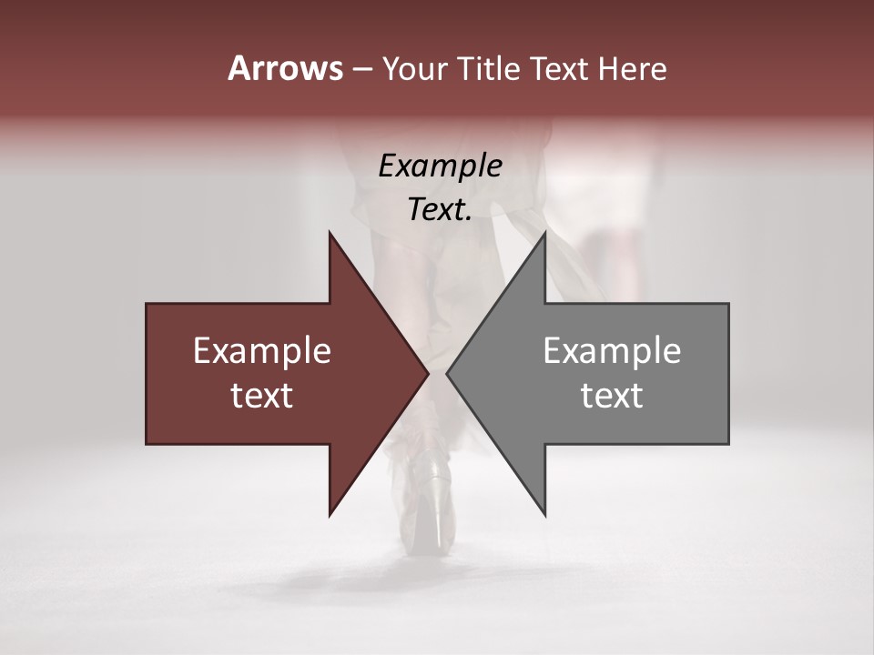 Woman Young Wear PowerPoint Template