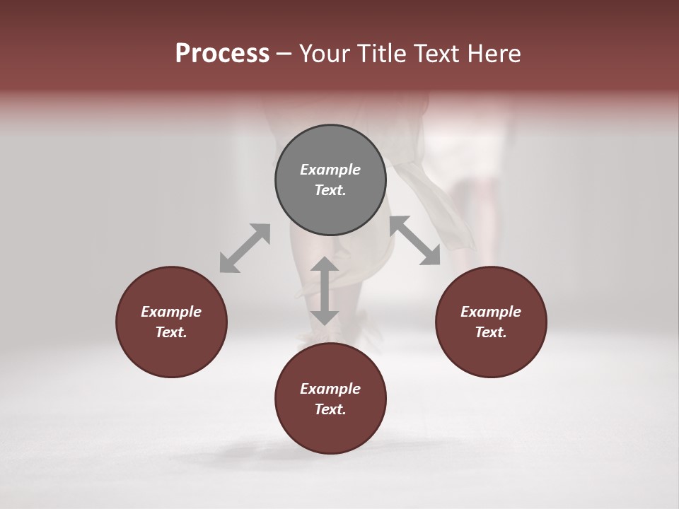 Woman Young Wear PowerPoint Template